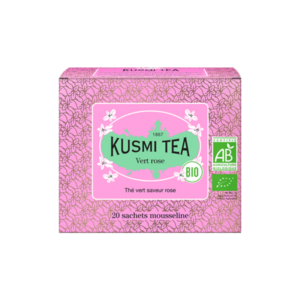 Thé vert bio Vert rose 20 sachets  - Kusmi Tea